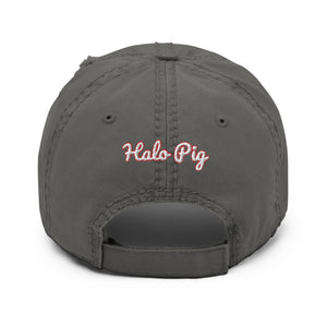 Halo Pig "Redfield" Distressed Dad Hat