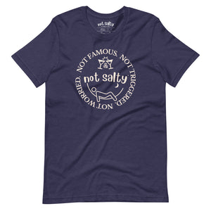 Not Salty "Not Worried" Men's/Unisex T-Shirt