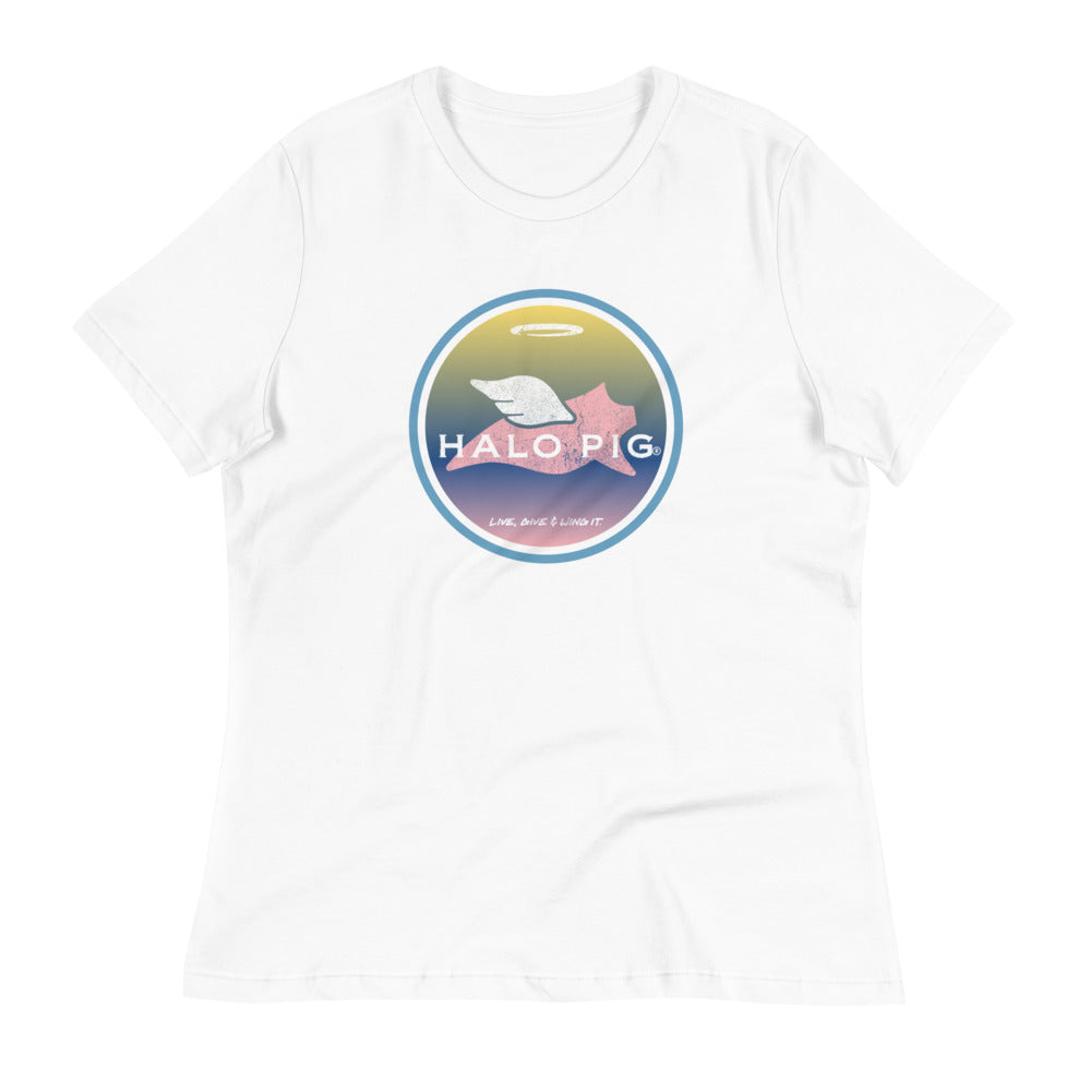 Halo Pig "Rise & Shine" Women's Relaxed T-Shirt